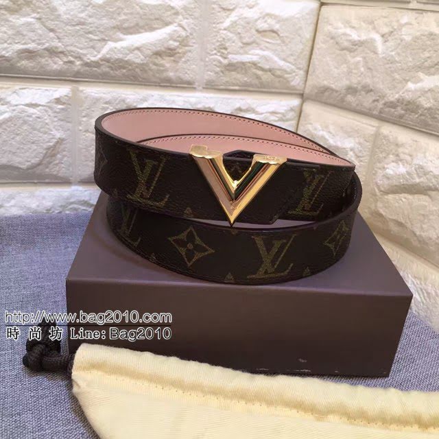 LV新款女士皮帶 路易威登精品腰帶  jjp1271